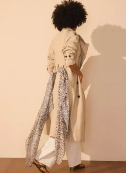 Allison Leopard Print Lightweight Scarf