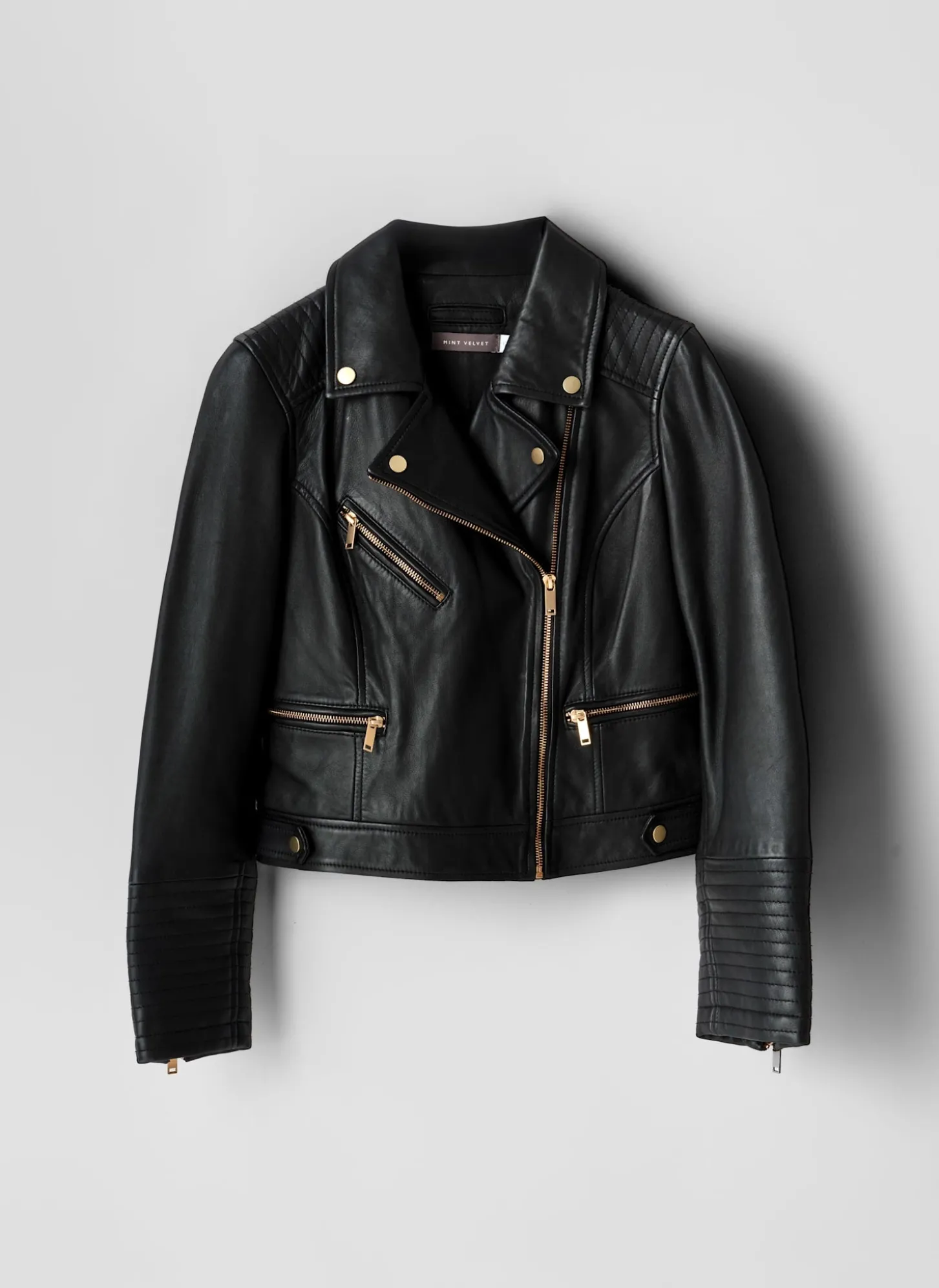 Black Casual Leather Jacket