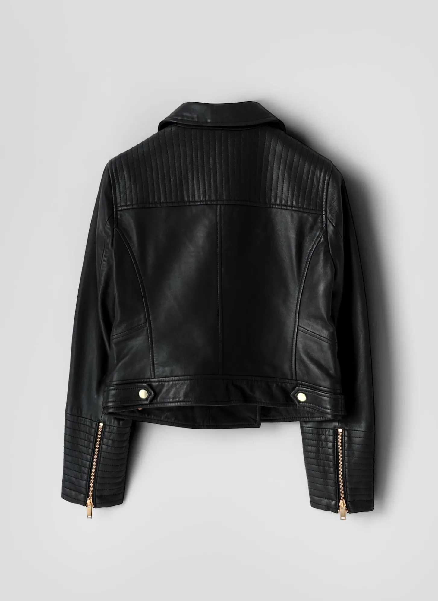 Black Casual Leather Jacket