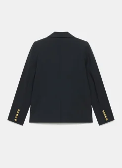 Black Double Breasted Blazer