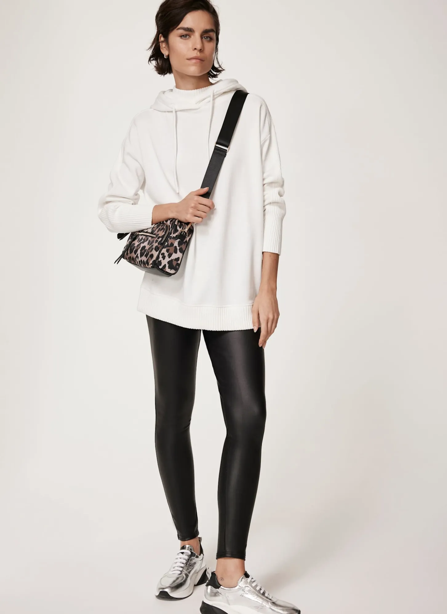 Black Faux Leather Leggings