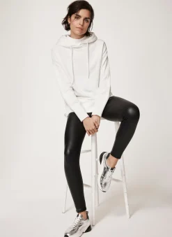 Black Faux Leather Leggings