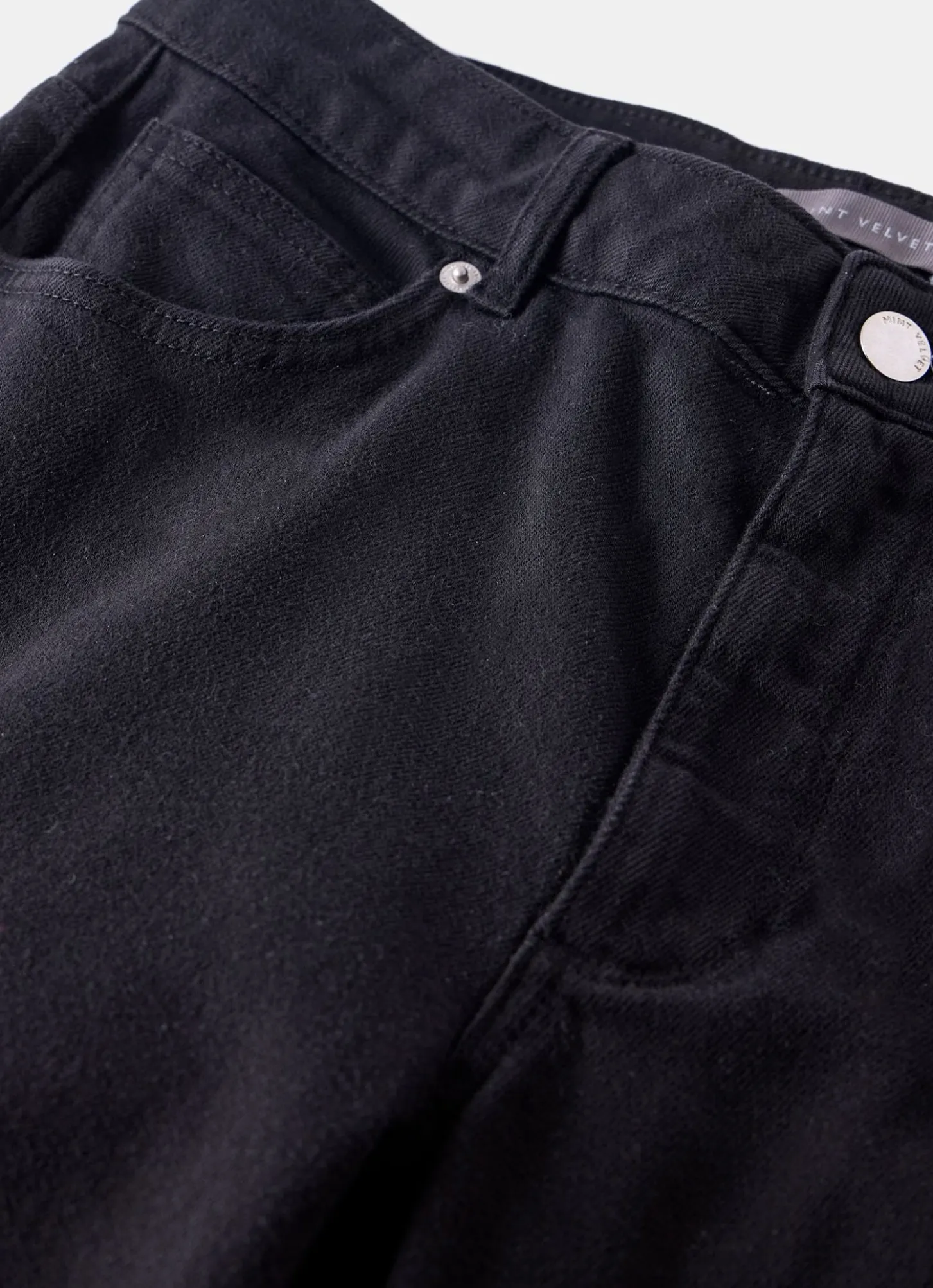 Black Fitted Flare Jeans
