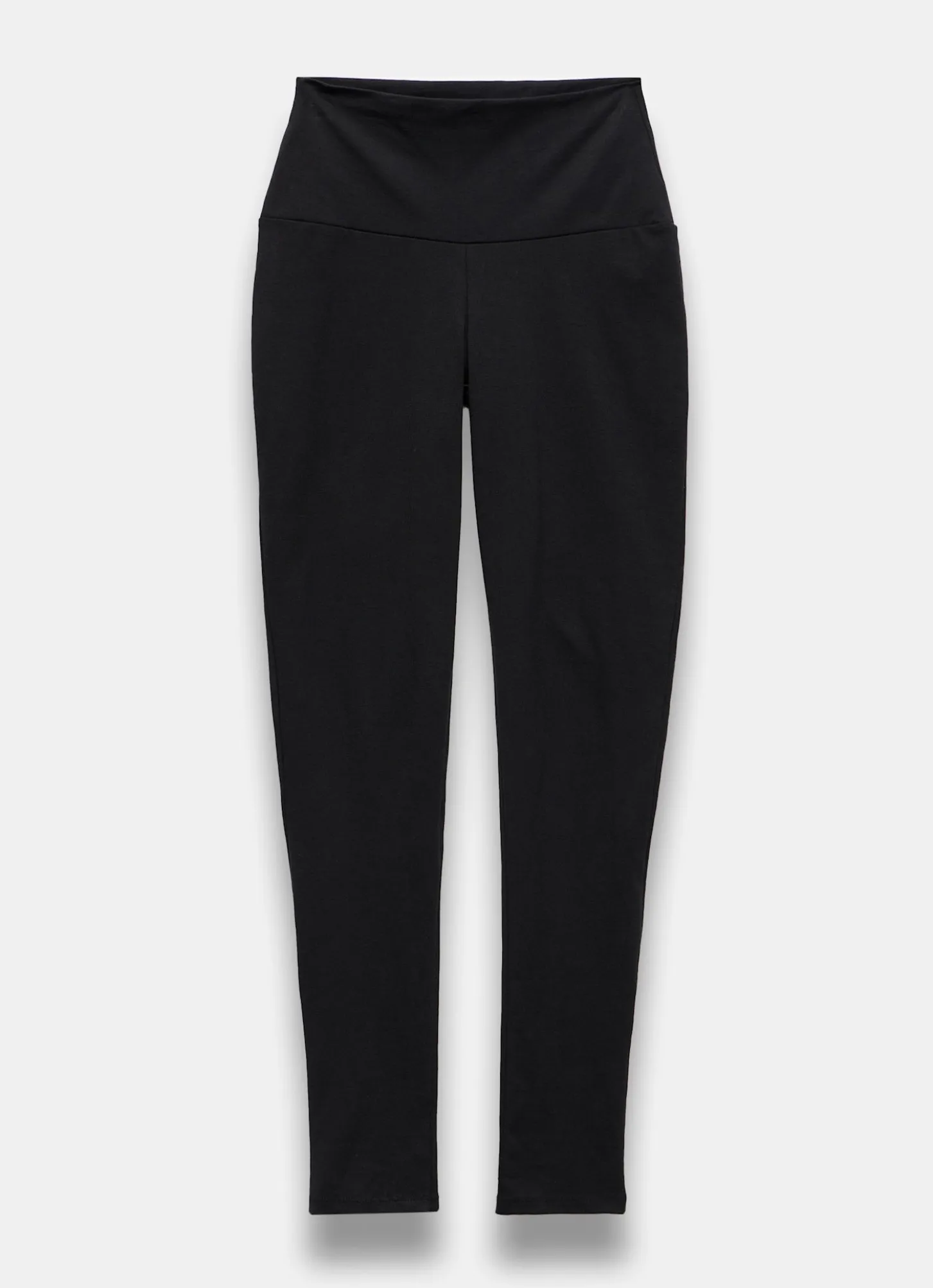 Black Jersey Straight Leggings