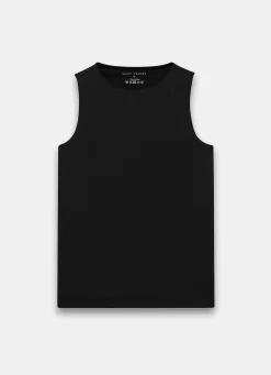 Black Layering High Neck Vest