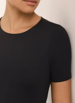 Black Layering Short Sleeve Top