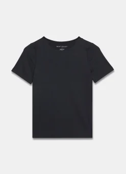 Black Layering Short Sleeve Top