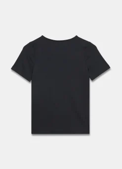Black Layering Short Sleeve Top
