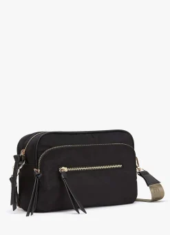 Black Nylon Crossbody Bag