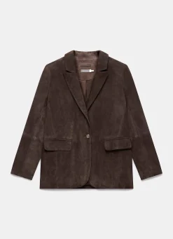 Brown Suede Blazer