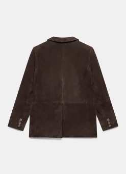 Brown Suede Blazer