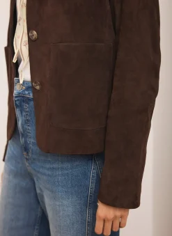 Brown Suede Jacket