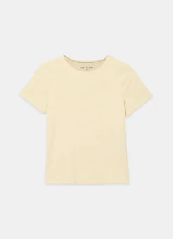 Butter Yellow Short Sleeve Top
