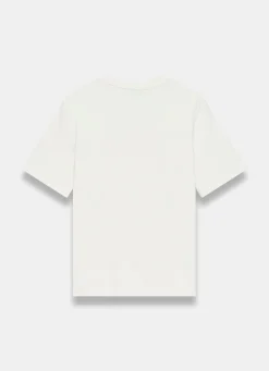 Cream Crochet Panel T-Shirt