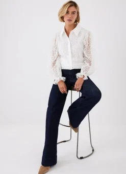 Cream Jacquard Shirt