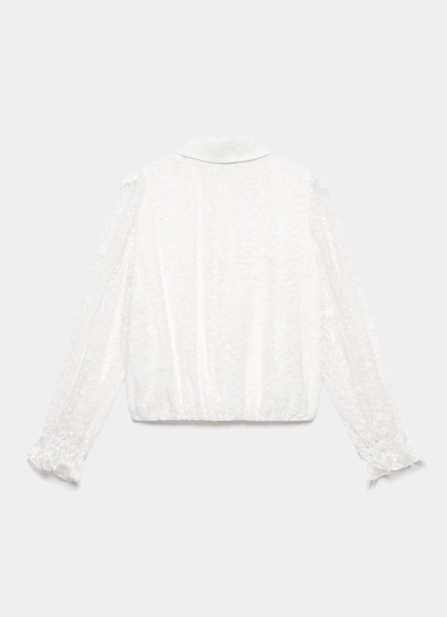 Cream Jacquard Shirt