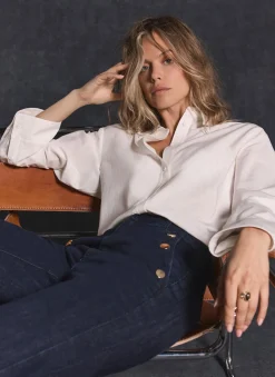 Dark Indigo Cropped Jeans