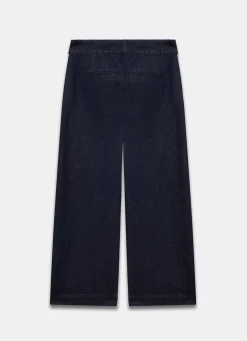 Dark Indigo Cropped Jeans