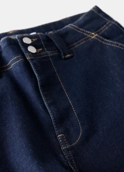 Dark Indigo Tailored Wide Jeans