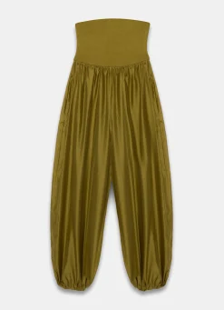 Green Bandeau Balloon Jumpsuit