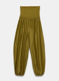 Green Bandeau Balloon Jumpsuit