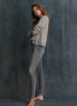 Grey Wash Sculpting Skinny Jeans