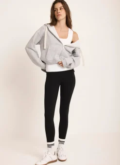 Grey Zip Front Hoodie