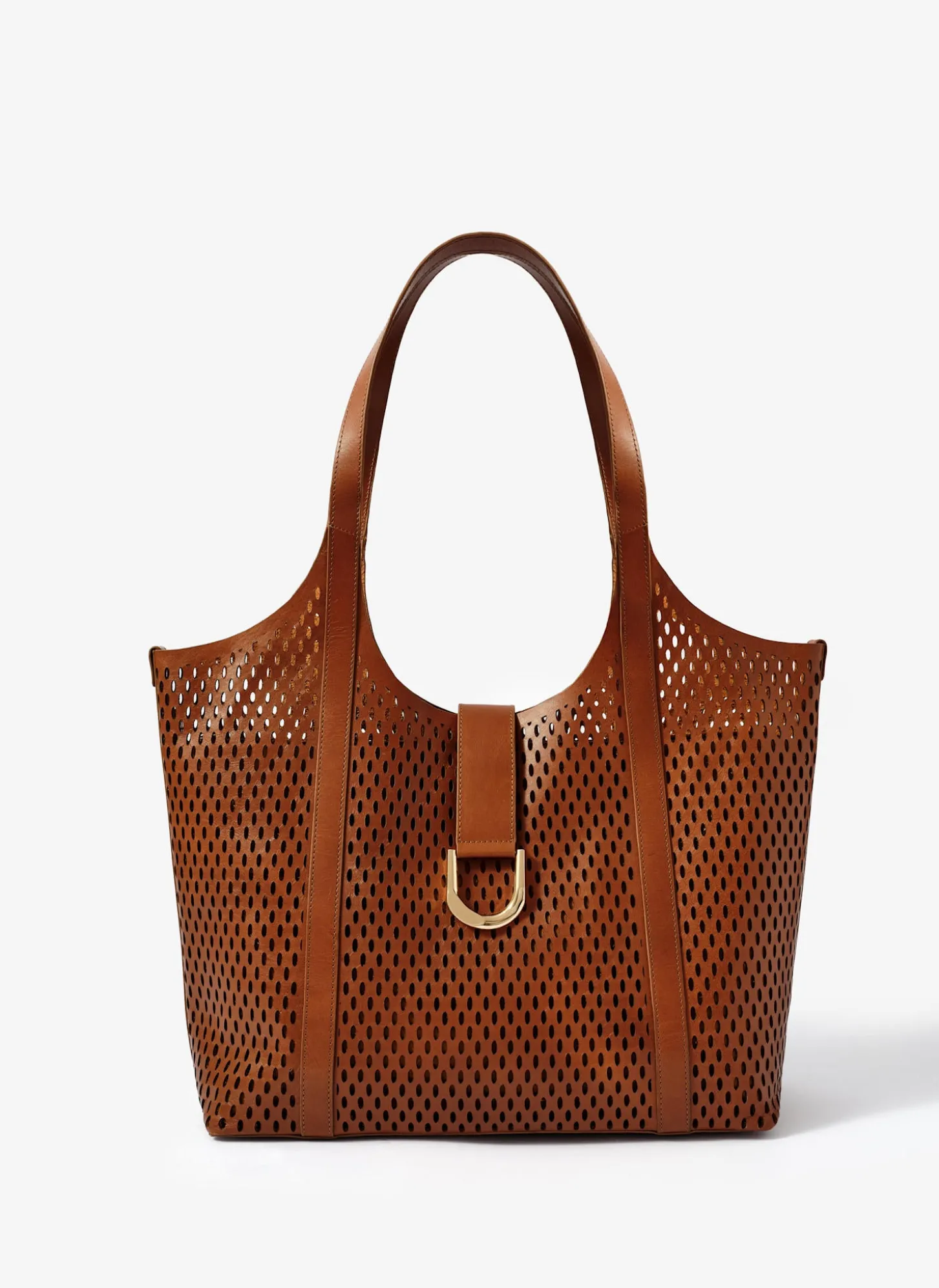 Harlow Tan Leather Tote Bag