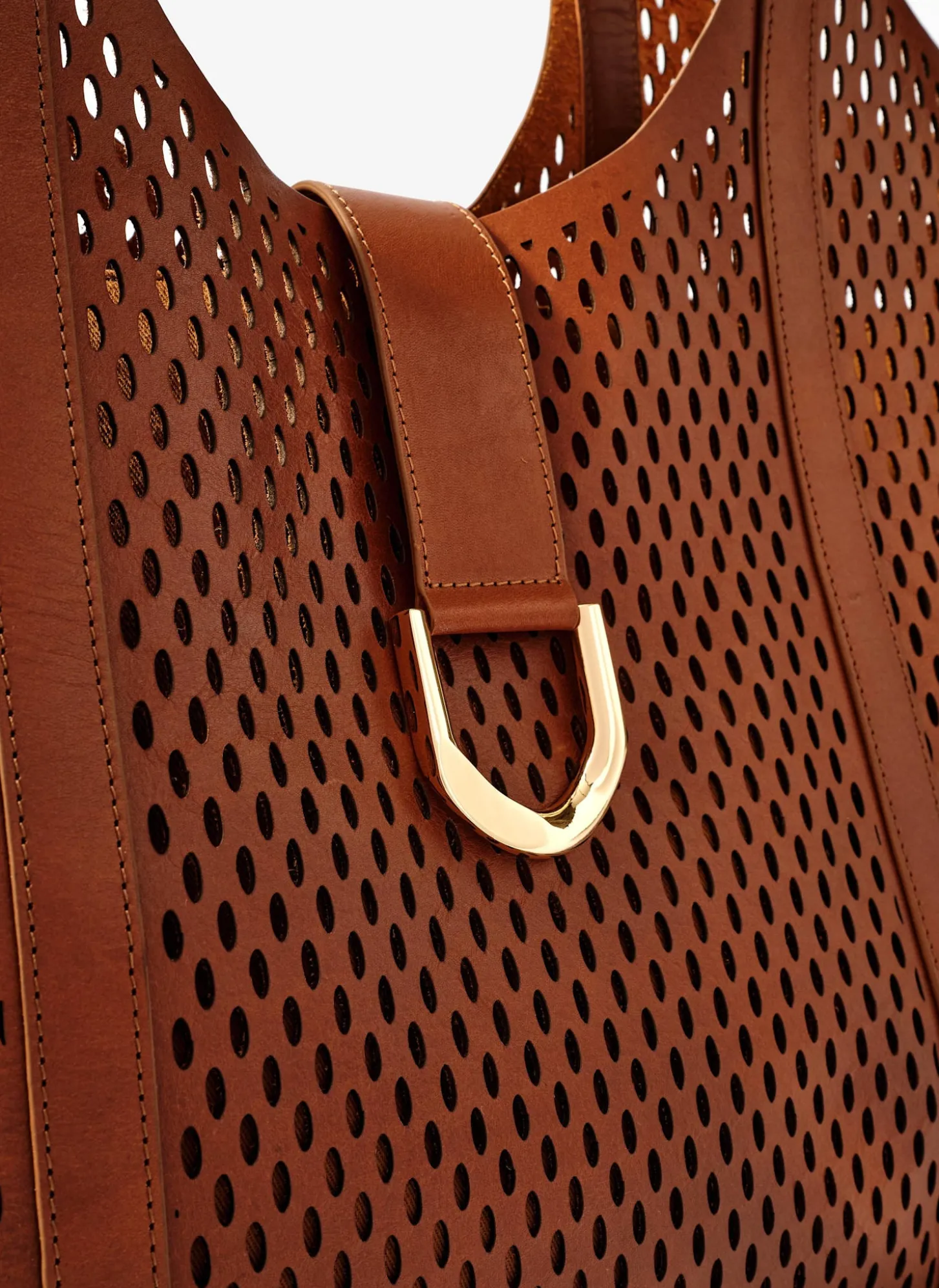 Harlow Tan Leather Tote Bag