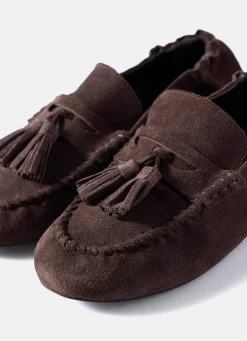 Indie Brown Suede Loafers