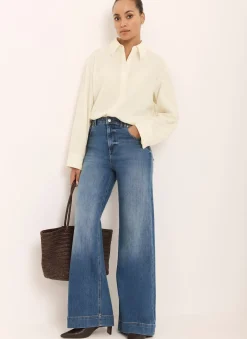 Indigo Ultimate Wide Leg Jeans