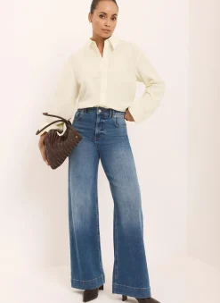 Indigo Ultimate Wide Leg Jeans