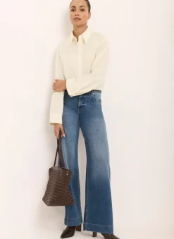 Indigo Ultimate Wide Leg Jeans