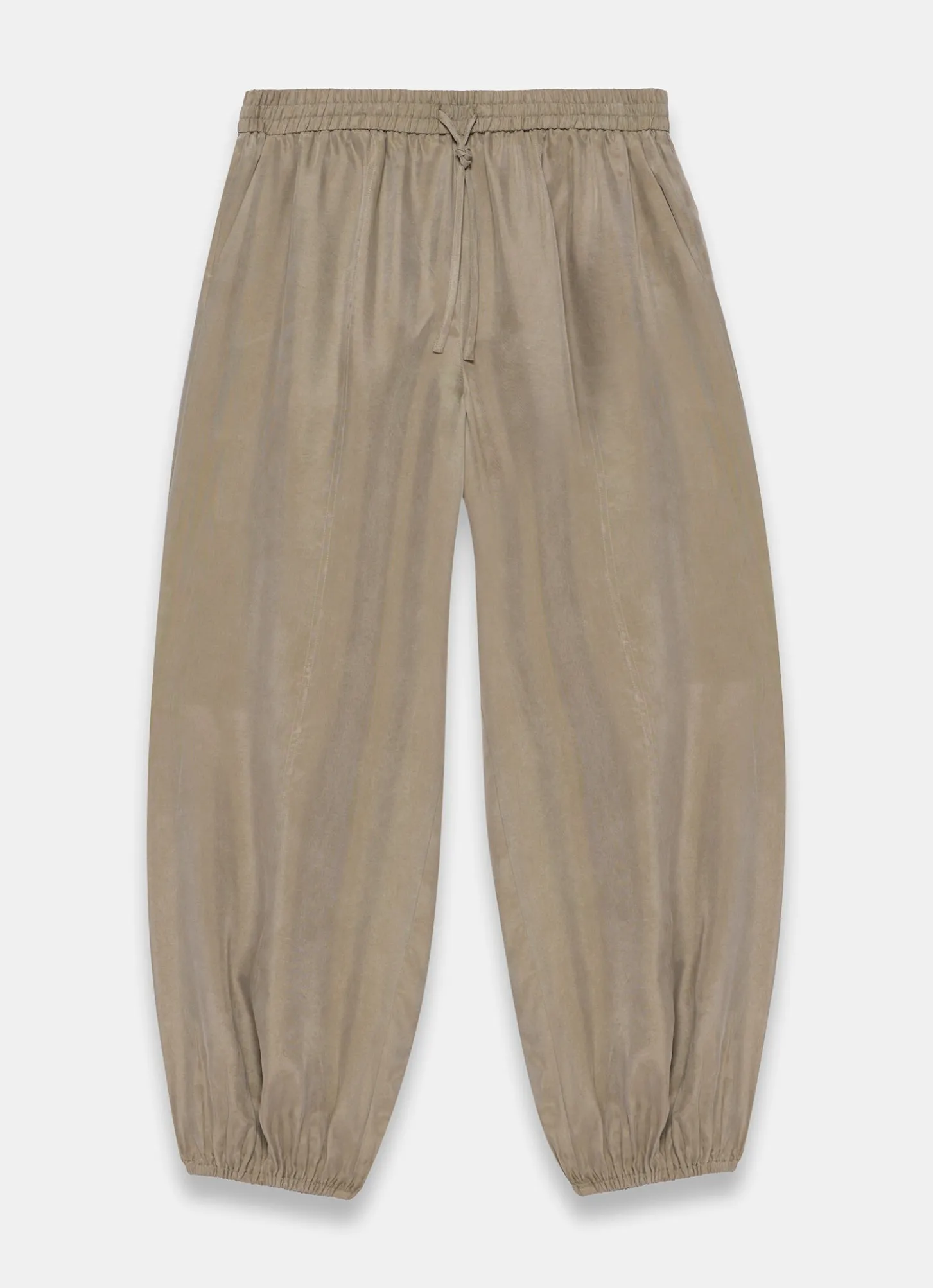 Khaki Balloon Trousers
