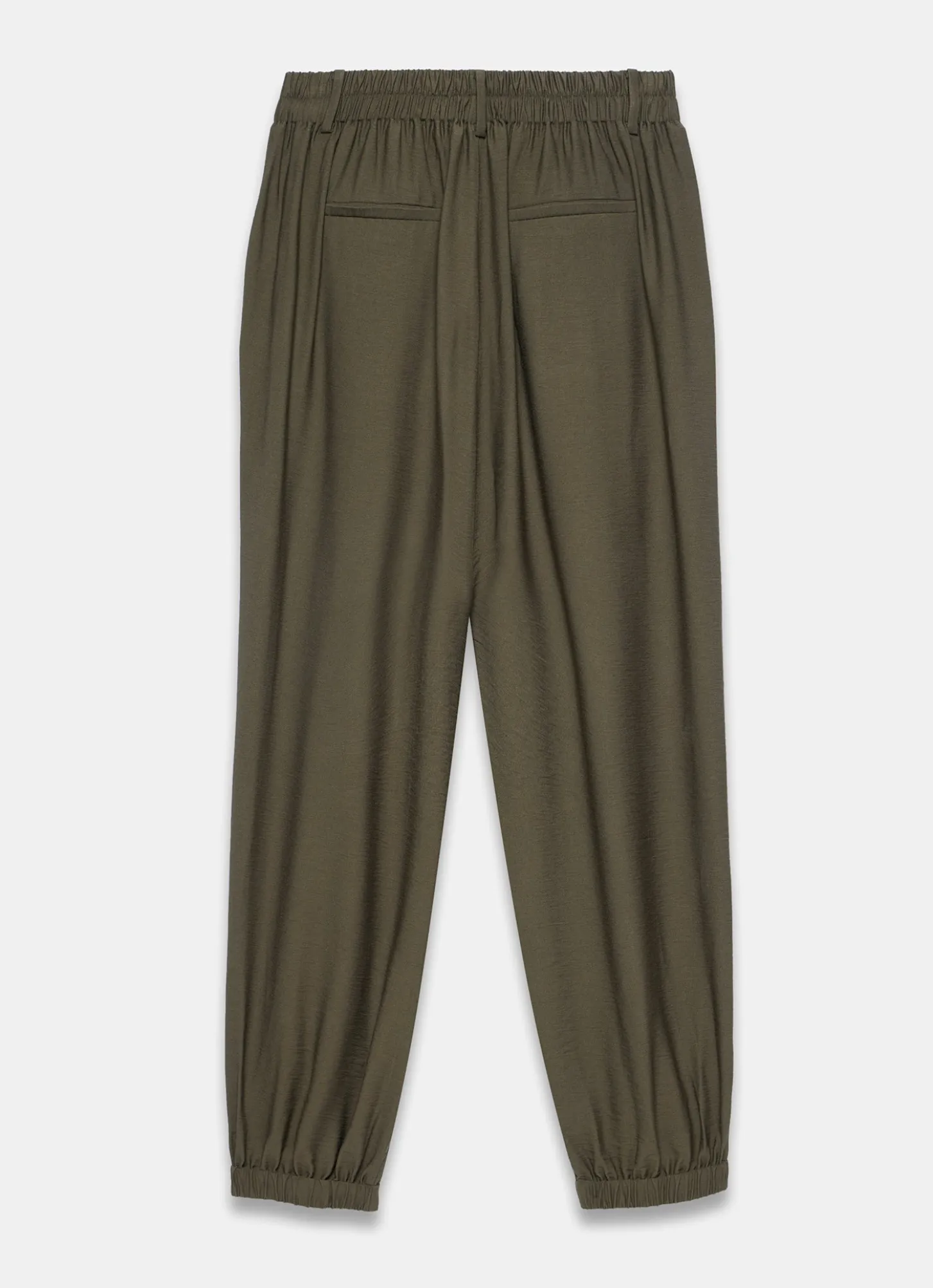 Khaki Soft Balloon Trousers