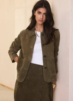 Khaki Suede Jacket