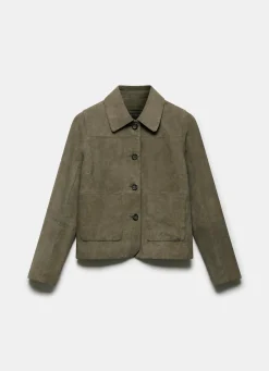 Khaki Suede Jacket