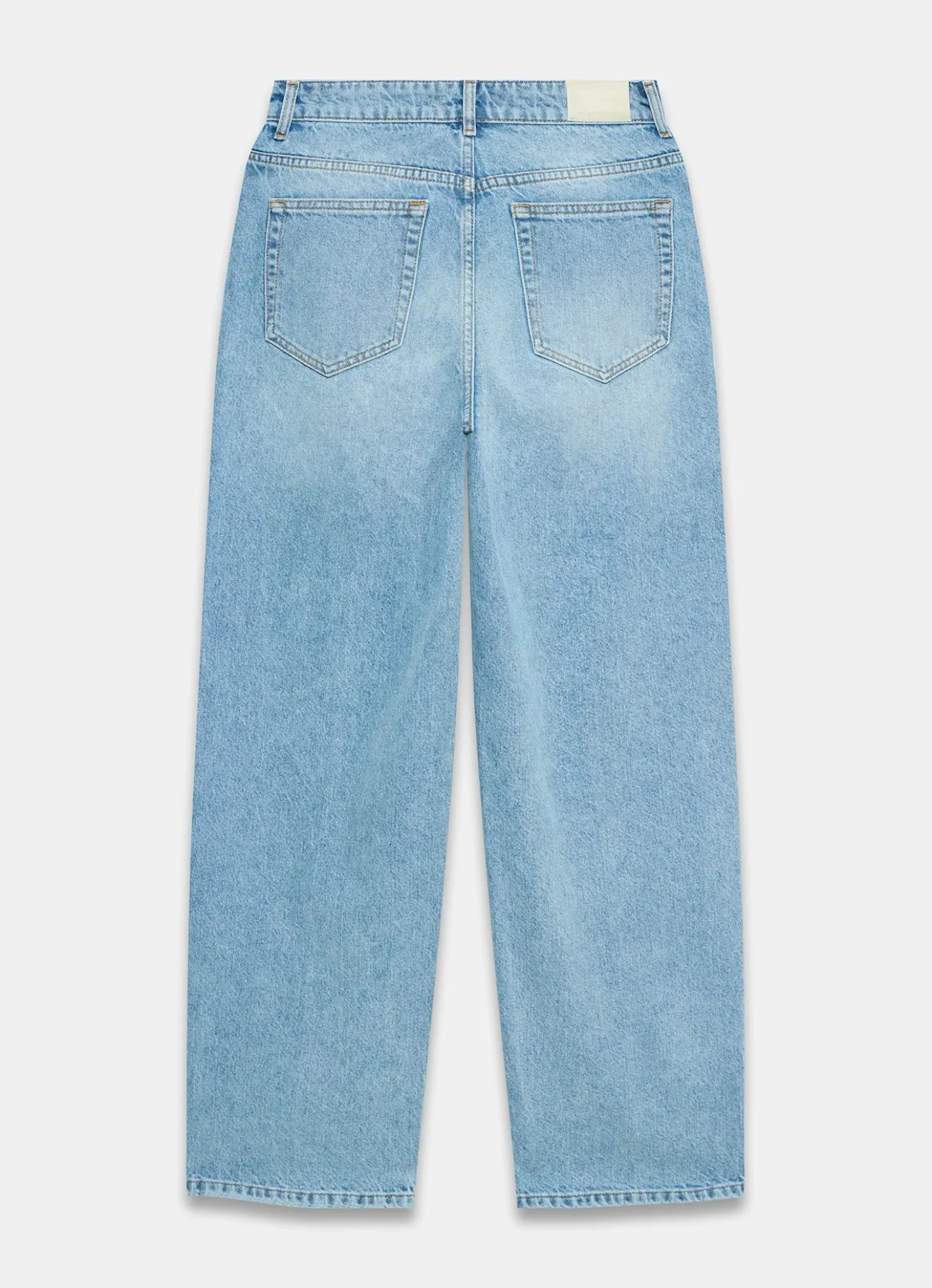 Light Indigo Wash Side Trim Boyfriend Jeans