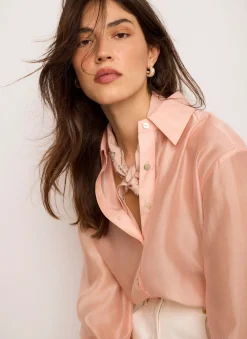 Light Pink Sheer Shirt