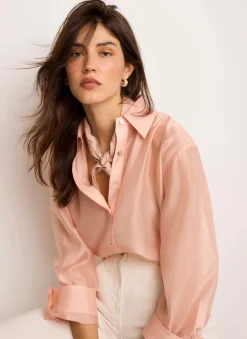 Light Pink Sheer Shirt