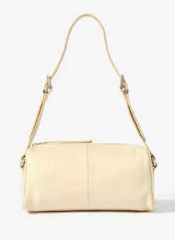 Matilda Butter Yellow Leather Shoulder Bag