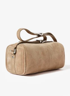 Matilda Tan Suede Shoulder Bag