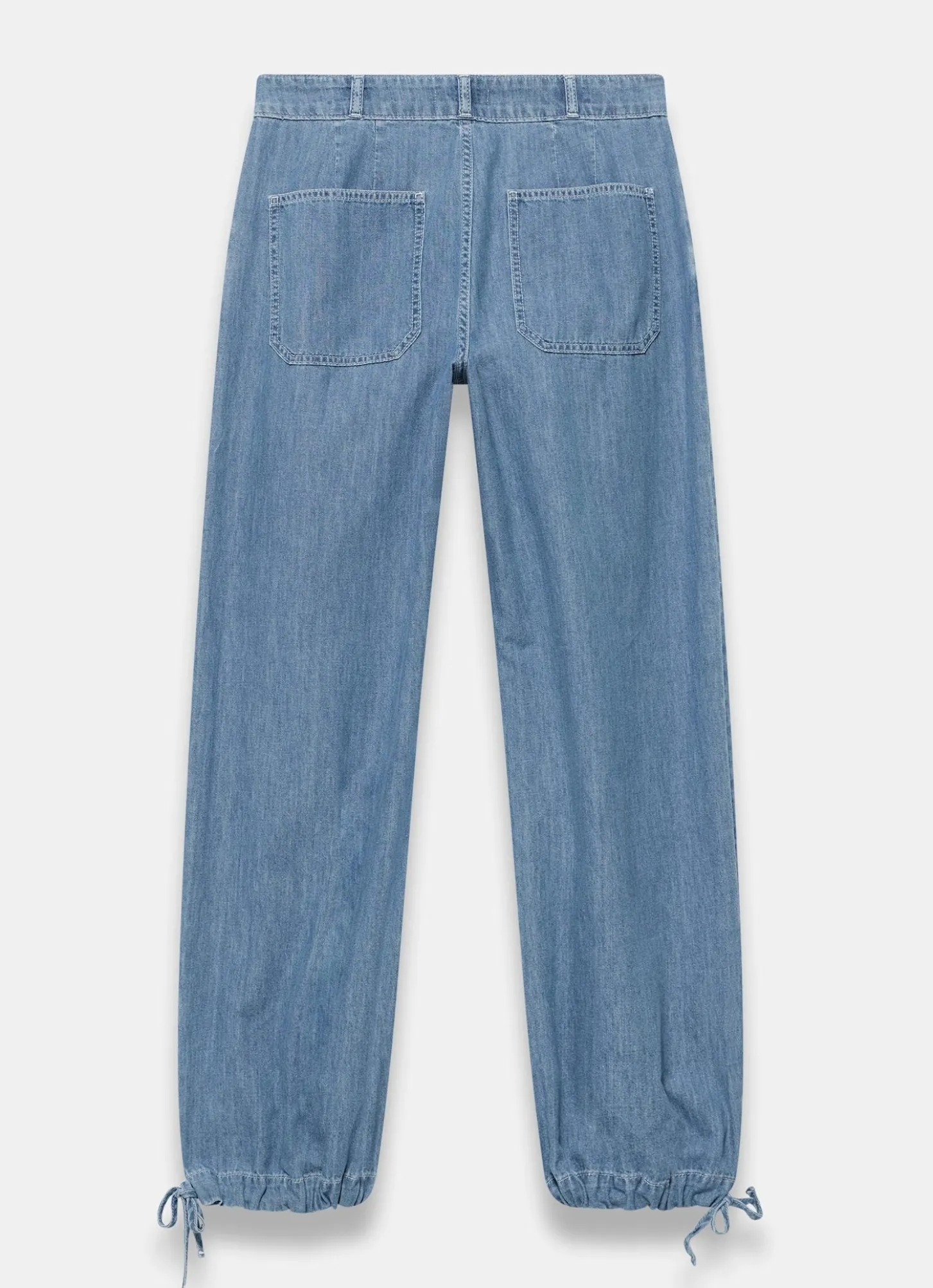 Mid Indigo Balloon Jeans