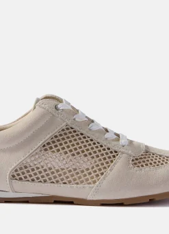 Myla Cream Suede Mesh Trainers