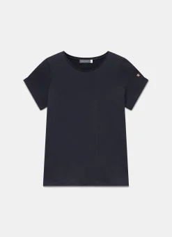 Navy Cotton Star T-Shirt