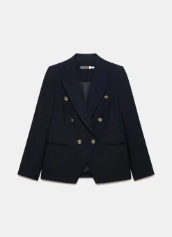Navy Double Breasted Blazer