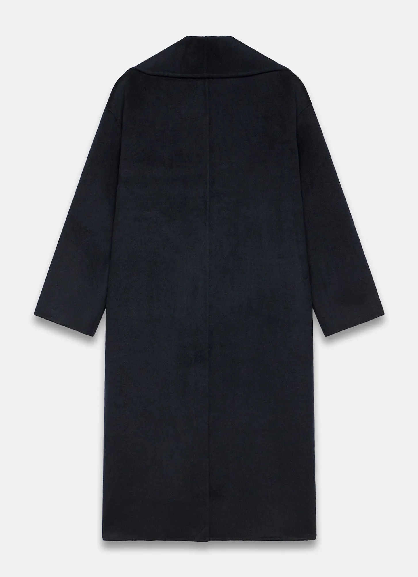 Navy Hand Finished Double Breasted Coat