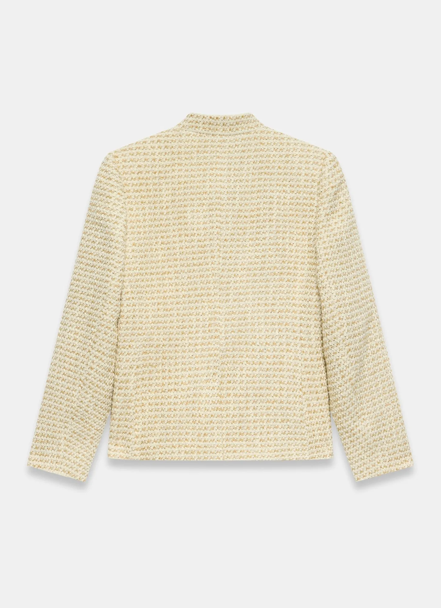 Neutral Boucle Pocket Detail Jacket