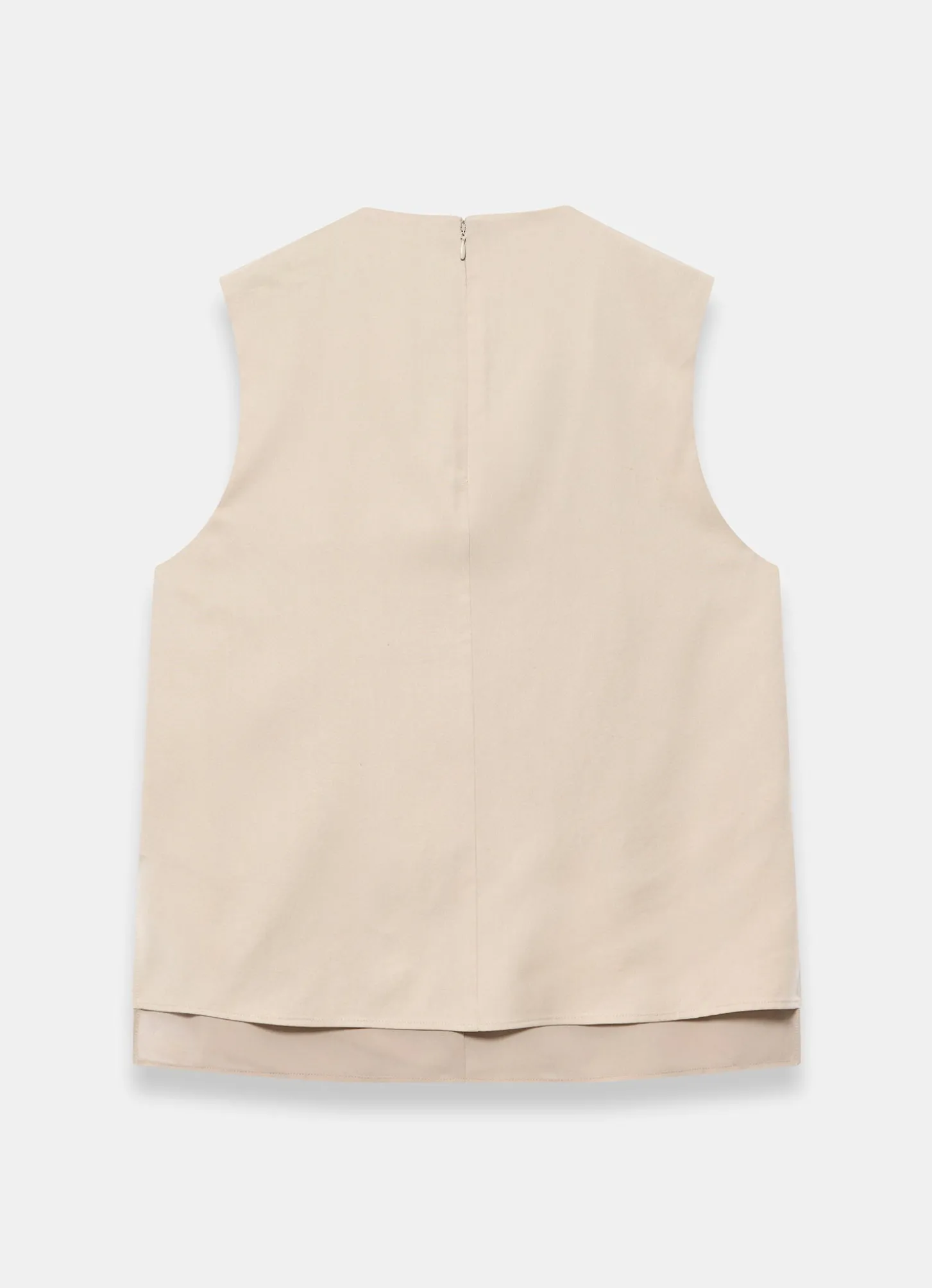 Neutral Cowl Neck Top