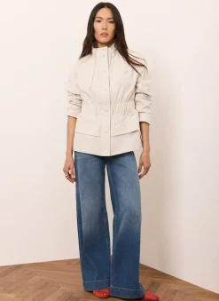 Neutral Drawstring Jacket